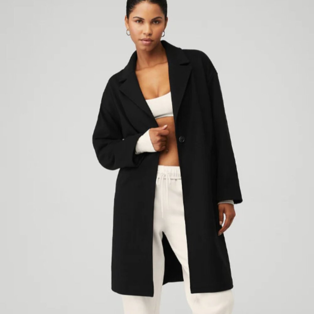 Alo Yoga VIP BlazerTrench Black Small NWT